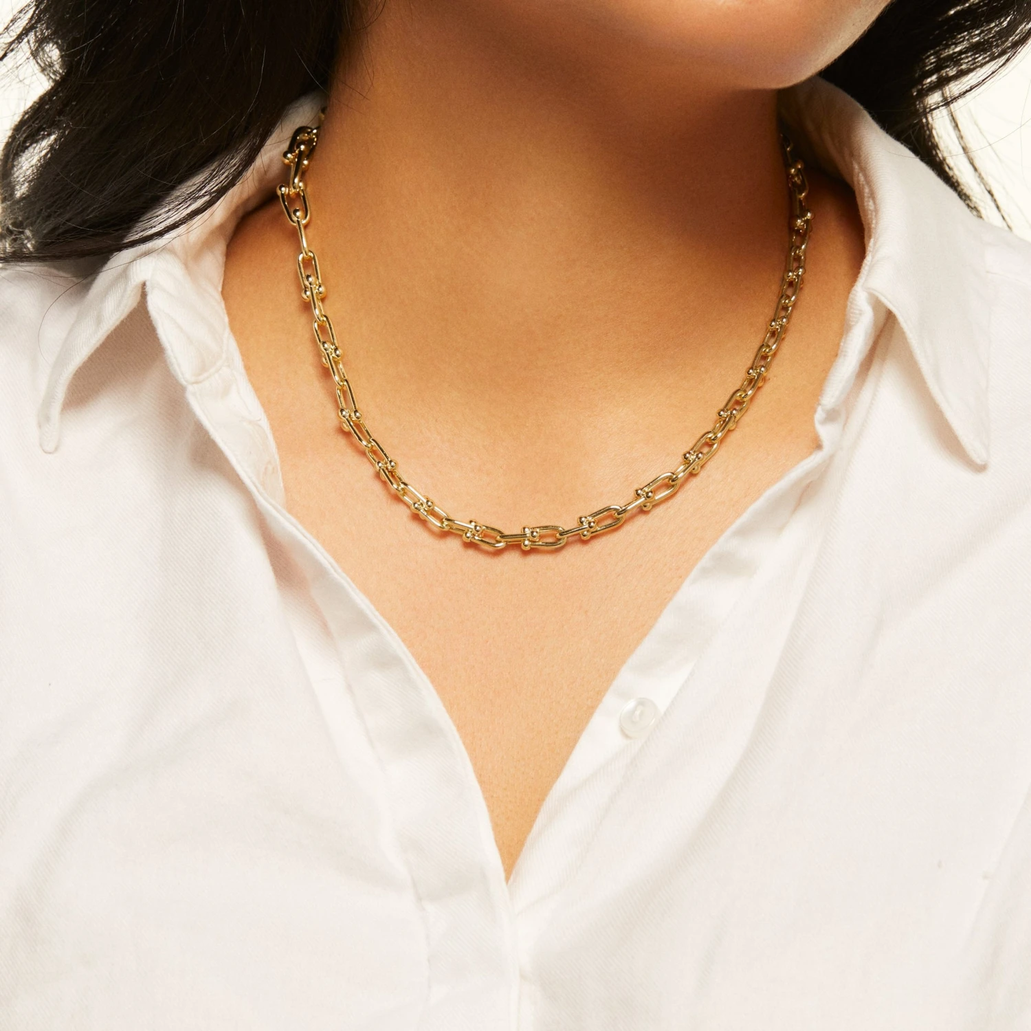 Quay Sale LINKED COLLAR NECKLACE