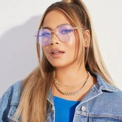 Quay Australia JEZABELL BLUE LIGHT GLASSES
