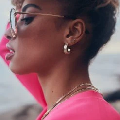 Quay Australia ETCHED HOOPS Sale