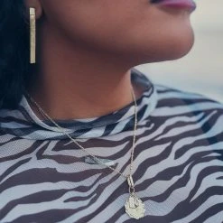 Quay Australia HERRINGBONE DRIP EARRINGS