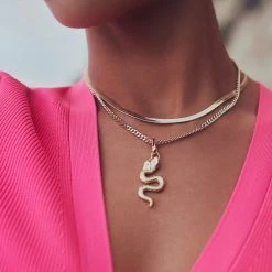 Quay HERRINGBONE DRIP NECKLACE All Jewelry